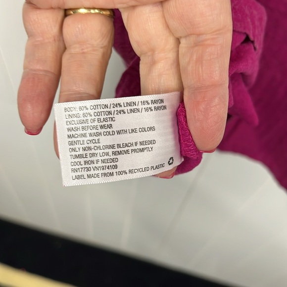 Wild Fable Womens Dress Plum Purple XXL Adj Straps Smocking Open Back Zip NWT - Picture 9 of 12